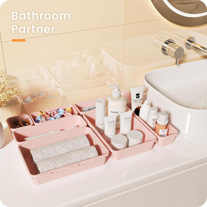 【Military Grade】 Drawer Organizer for Vanity Bathroom Makeup Desk
