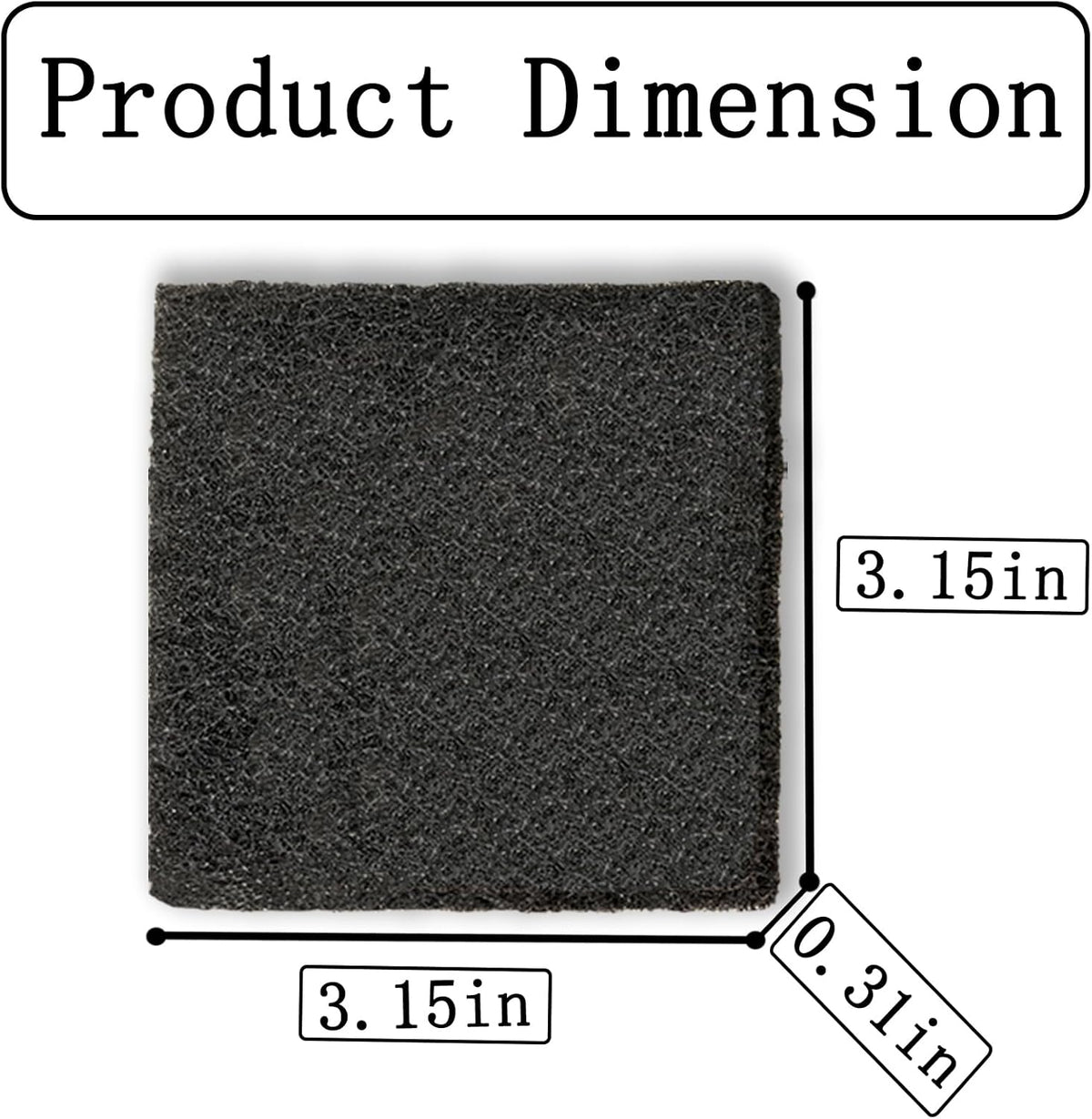 16 Pack Activated Carbon Filter with 2 Pack Recycle+Trash Sticker Fits EKO Trash Can with Built-in Compartment, Also Fits SIMPLI-Magic Garbage Bins, for Trash Can and Compost Bin