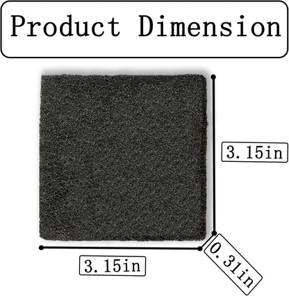 16 Pack Activated Carbon Filter with 2 Pack Recycle+Trash Sticker Fits EKO Trash Can with Built-in Compartment, Also Fits SIMPLI-Magic Garbage Bins, for Trash Can and Compost Bin