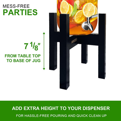 Adjustable Drink Dispenser Holder (6-11 Inch), Water Dispenser Stand - Fit Beverage Dispenser, 1-2 Gallon Glass Water Jar, 3-5 Gallon Water Jug Container, Water Filter Bottle, Water Crock Dispenser