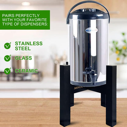 Adjustable Drink Dispenser Holder (6-11 Inch), Water Dispenser Stand - Fit Beverage Dispenser, 1-2 Gallon Glass Water Jar, 3-5 Gallon Water Jug Container, Water Filter Bottle, Water Crock Dispenser