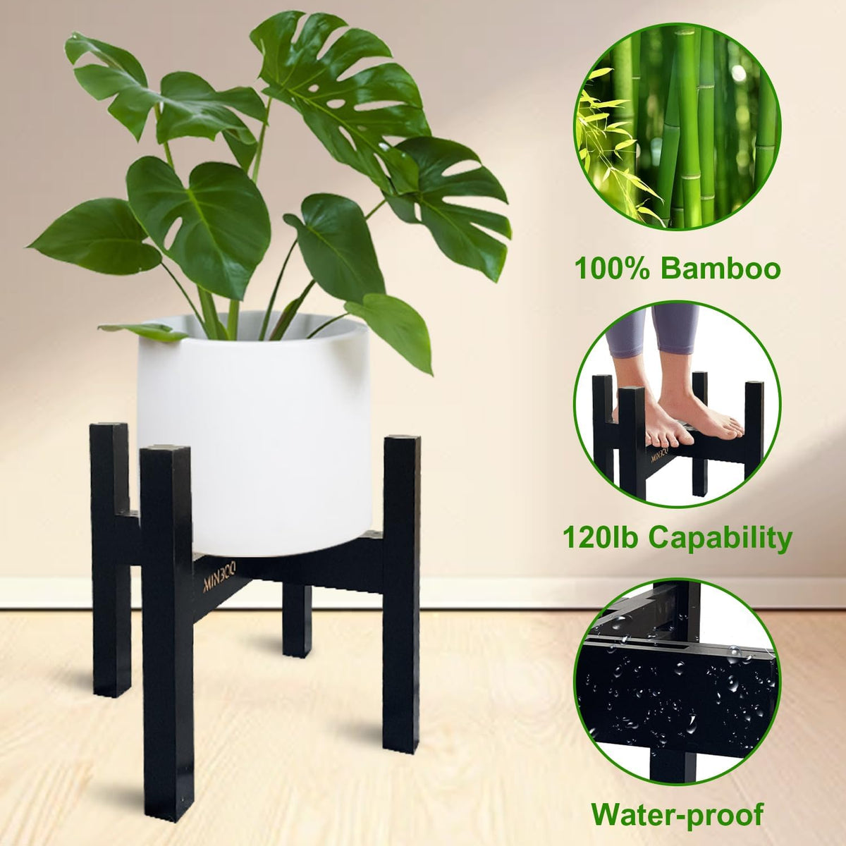 Adjustable Drink Dispenser Holder (6-11 Inch), Water Dispenser Stand - Fit Beverage Dispenser, 1-2 Gallon Glass Water Jar, 3-5 Gallon Water Jug Container, Water Filter Bottle, Water Crock Dispenser