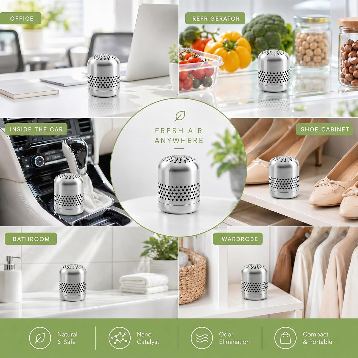 Fridge Deodorizer, Up to 10 Years, Refrigerator Odor Eliminator