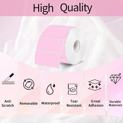 3x2 Inch Transparent Thermal Labels Stickers, Self-Adhesive Clear Waterproof Direct Thermal Label Stickers for Packaging, Shipping, Barcode, Address