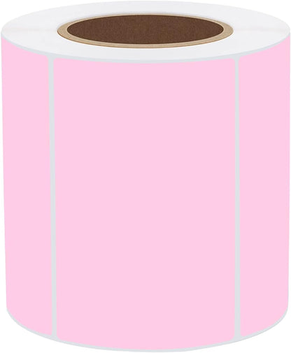 3x2 Inch Transparent Thermal Labels Stickers, Self-Adhesive Clear Waterproof Direct Thermal Label Stickers for Packaging, Shipping, Barcode, Address