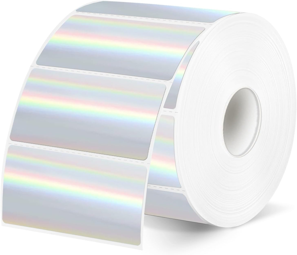 3x2 Inch Transparent Thermal Labels Stickers, Self-Adhesive Clear Waterproof Direct Thermal Label Stickers for Packaging, Shipping, Barcode, Address
