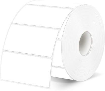3x2 Inch Transparent Thermal Labels Stickers, Self-Adhesive Clear Waterproof Direct Thermal Label Stickers for Packaging, Shipping, Barcode, Address