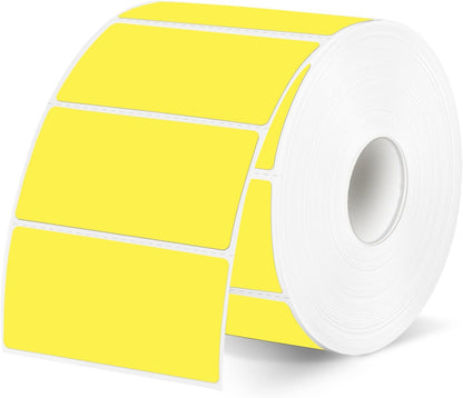 3x2 Inch Transparent Thermal Labels Stickers, Self-Adhesive Clear Waterproof Direct Thermal Label Stickers for Packaging, Shipping, Barcode, Address