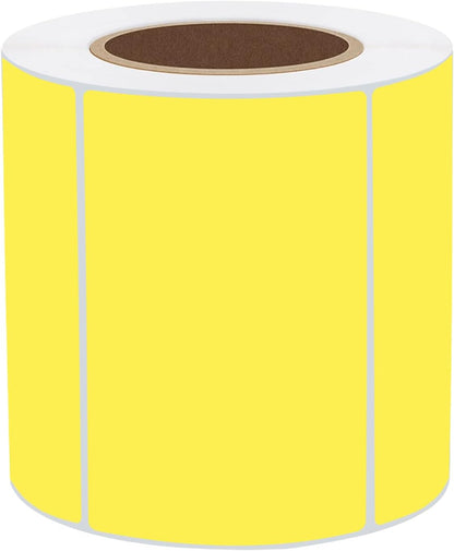 3x2 Inch Transparent Thermal Labels Stickers, Self-Adhesive Clear Waterproof Direct Thermal Label Stickers for Packaging, Shipping, Barcode, Address