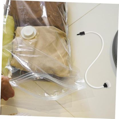 Vacuum Sealer Hose Accessory 2pcs White Plastic Quick Connection