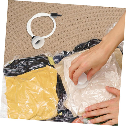 Vacuum Sealer Hose Accessory 2pcs White Plastic Quick Connection