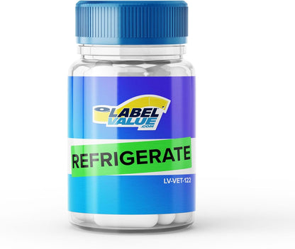 Refrigerate Stickers - Fluorescent Green