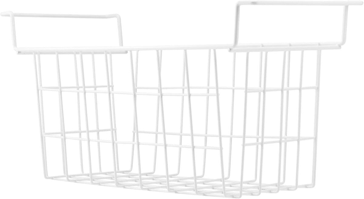 17.5 Inch Freezer Organizer Bins for Chest Freezer Refrigerator Basket Storage Rack Bins Deep Freezer Metal Wire Baskets 2Pcs