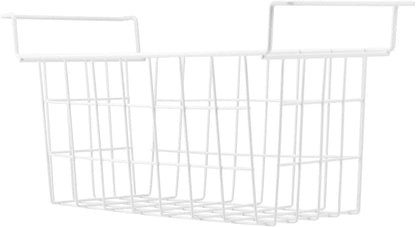 17.5 Inch Freezer Organizer Bins for Chest Freezer Refrigerator Basket Storage Rack Bins Deep Freezer Metal Wire Baskets 2Pcs