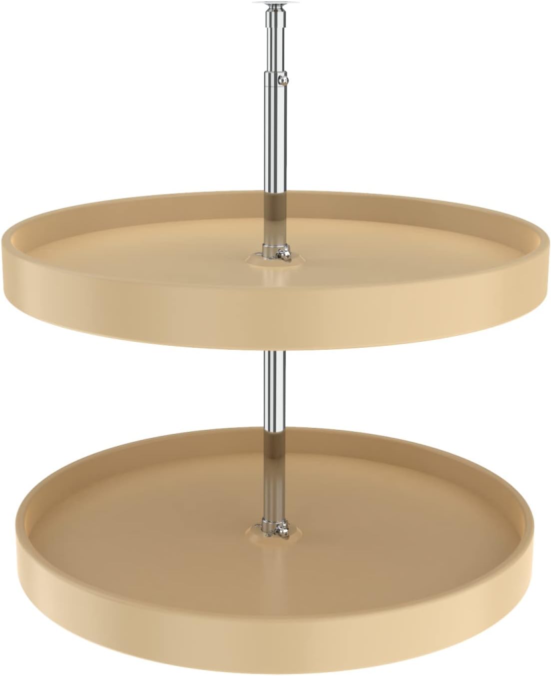 20" Full-Circle Dual Tier Lazy Susan for Corner Wall Cabinets