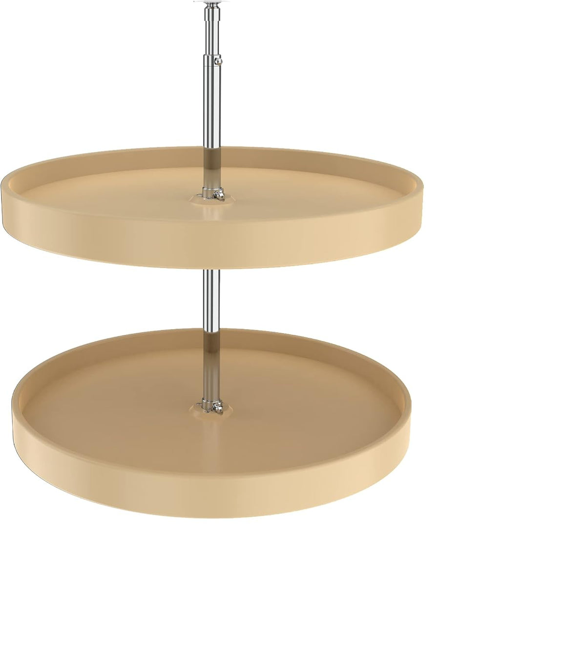 20" Full-Circle Dual Tier Lazy Susan for Corner Wall Cabinets