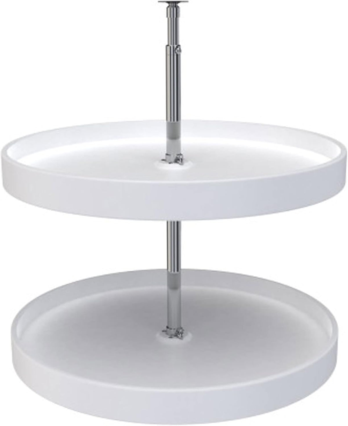 20" Full-Circle Dual Tier Lazy Susan for Corner Wall Cabinets