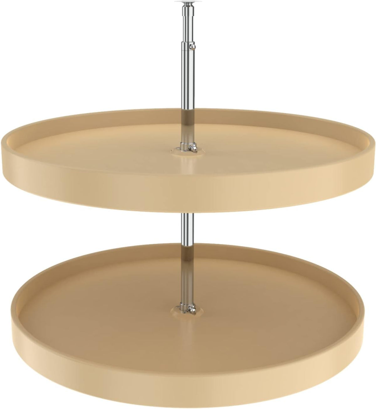 20" Full-Circle Dual Tier Lazy Susan for Corner Wall Cabinets