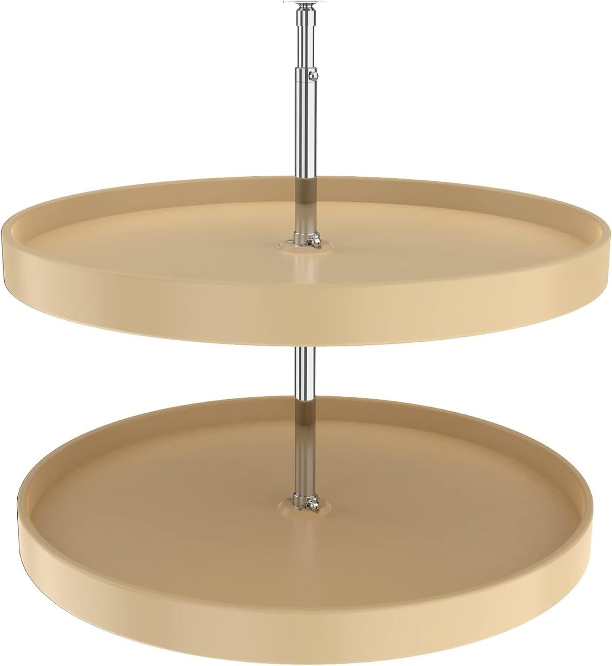20" Full-Circle Dual Tier Lazy Susan for Corner Wall Cabinets