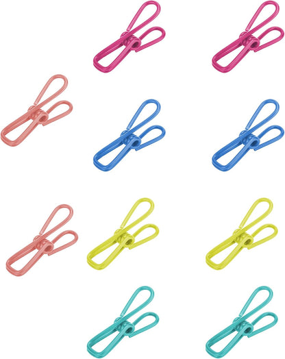2in Chip Bag Clips 10 Pack Multipurpose Metal Clips