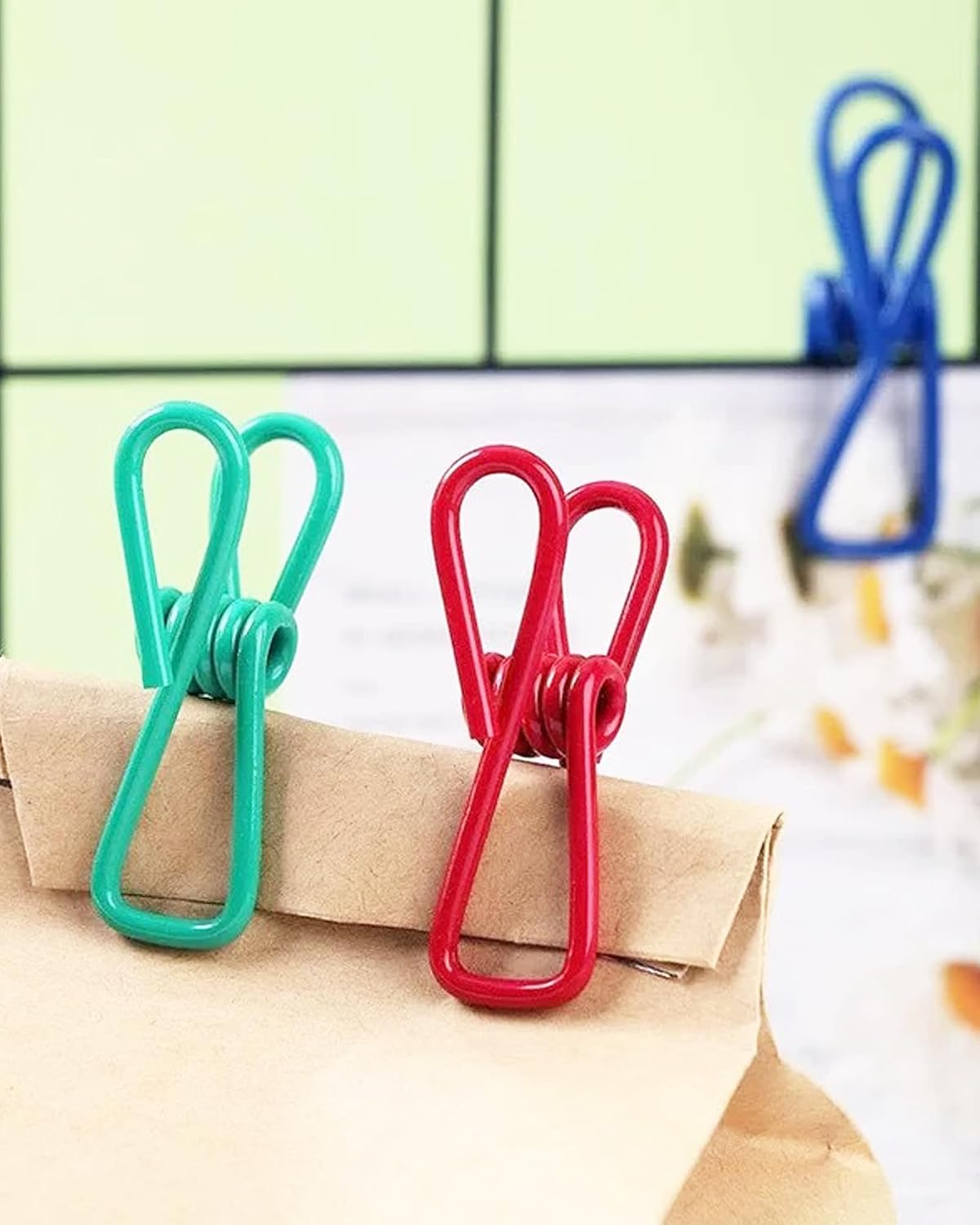 2in Chip Bag Clips 10 Pack Multipurpose Metal Clips