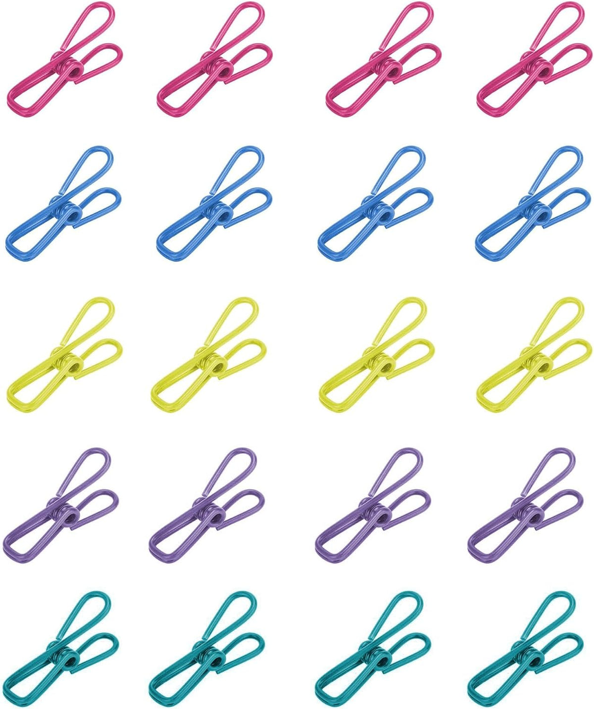 2in Chip Bag Clips 10 Pack Multipurpose Metal Clips