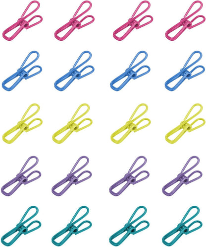 2in Chip Bag Clips 10 Pack Multipurpose Metal Clips