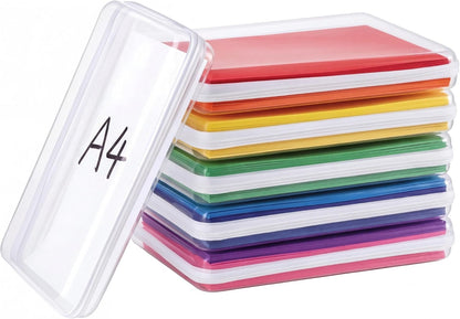 3PCS Large Clear Hard Shell Zippered Case, Diaper Bag Organizing Pouches, Waterproof Cosmetic Bag, Storage Organizer Bins.