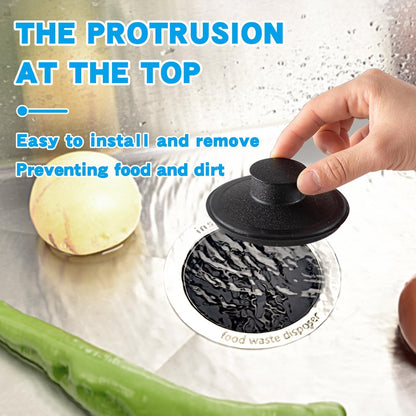 Garbage Disposal 3 3/8" Splash Guard Rubber Sink Baffle Replacement Insert