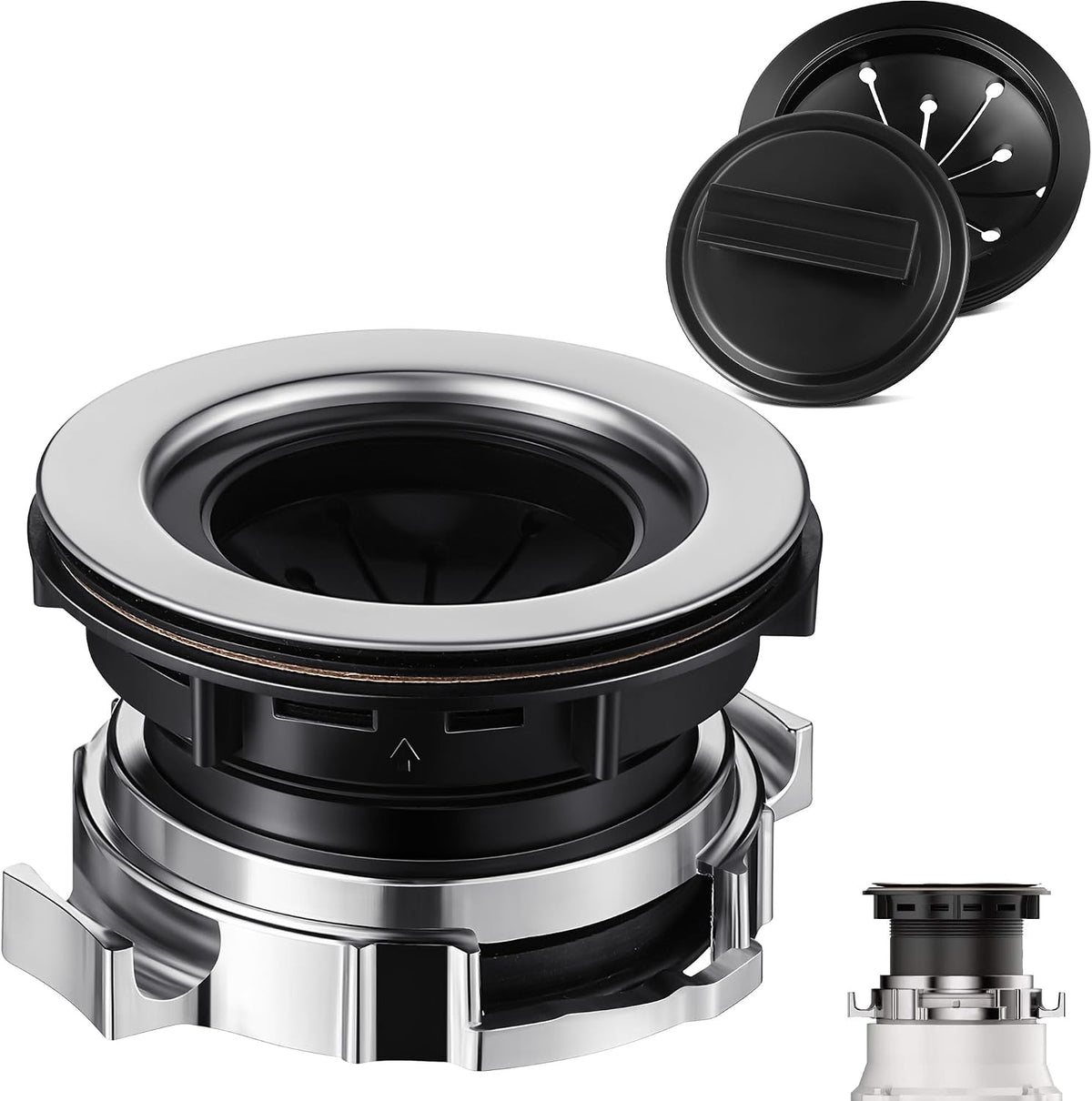 Garbage Disposal Flange Kit Compatible with EZ Mount Whirlaway & GE Models