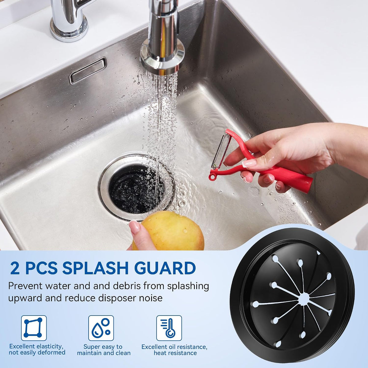 Garbage Disposal Flange Kit Compatible with EZ Mount Whirlaway & GE Models