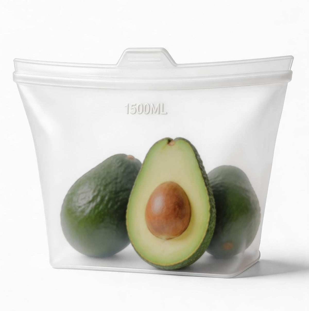 8 Pack Reusable Silicone Bags - 100% Food Grade,Medium & Small