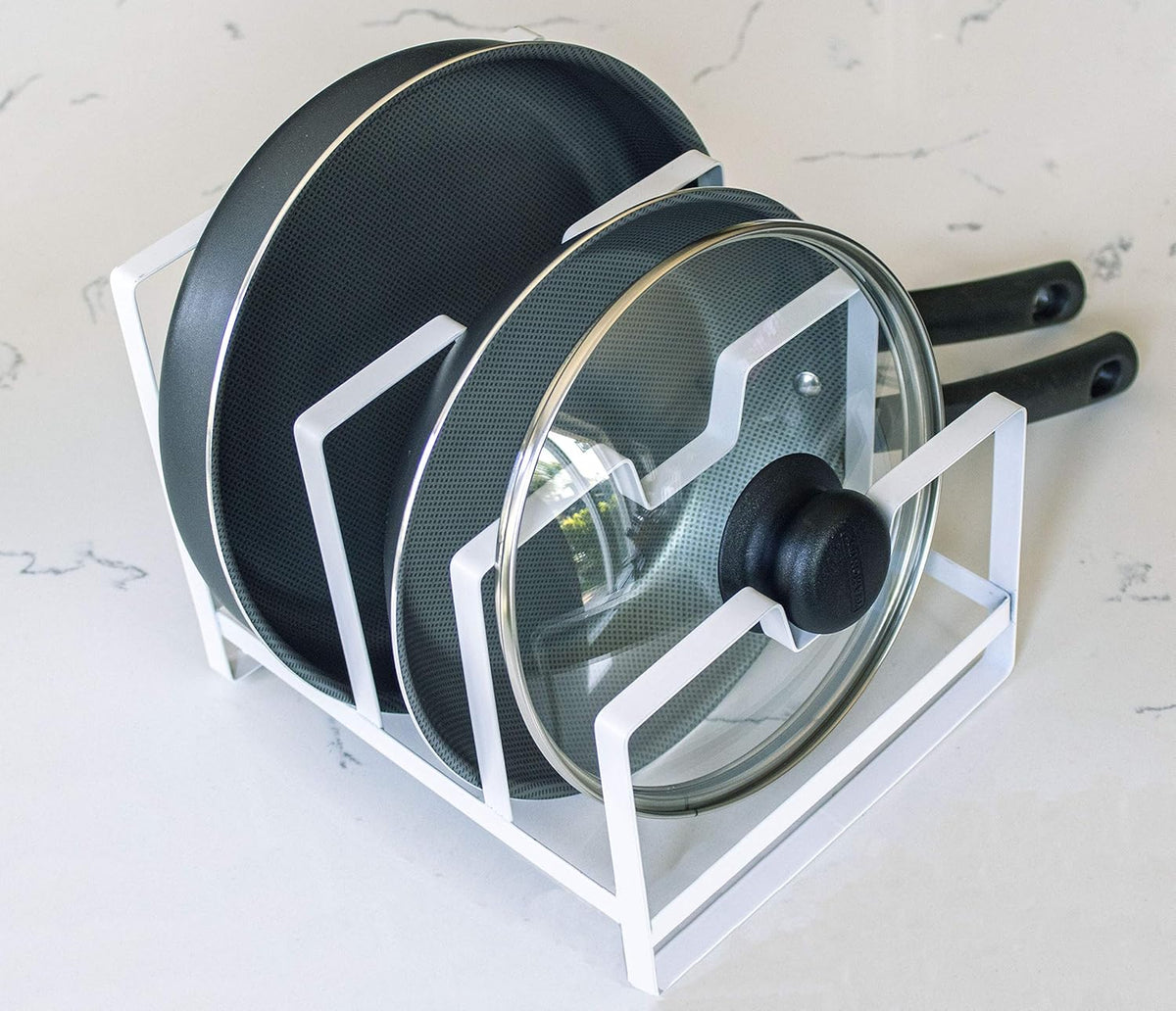 Compact Lazy Susan Organizer, Fridge or Cabinet Turntable Shelf Storage for Kitchen and Pantry Items, Great for Spices or Condiments, Clear and Sturdy with Full Spin, 9 x 9 x 3.4 inches