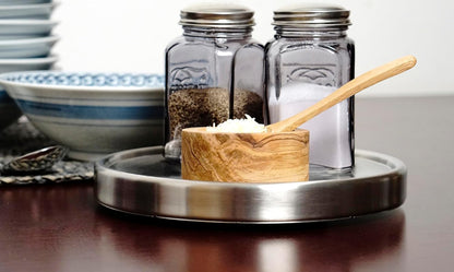 Endurance TURN-1 Turntable Lazy Susan, Stainless Steel, 10.5" | Handy in Cabinet, Refrigerator or on Counters | Organize Spices, Canned Foods, Pots, Pans, Dinnerware, 10.5 Inch