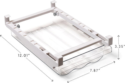 Pull-out Fridge Organizer | THE HANGER COLLECTION | Fridge Drawer Organizer with 2 Dividers | Clear Pantry Drawer Organizers | Shelf Holder Storage Drawers for Fruits, Veggies & Drinks