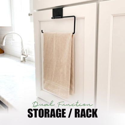 6-Slot Pot Lid Organizer, Cabinet Door or Wall Rack, White, 1-Pack | Six slots organize glass and metal pot or pan lids; mount on a cabinet door or pantry wall to maximize kitchen storage.