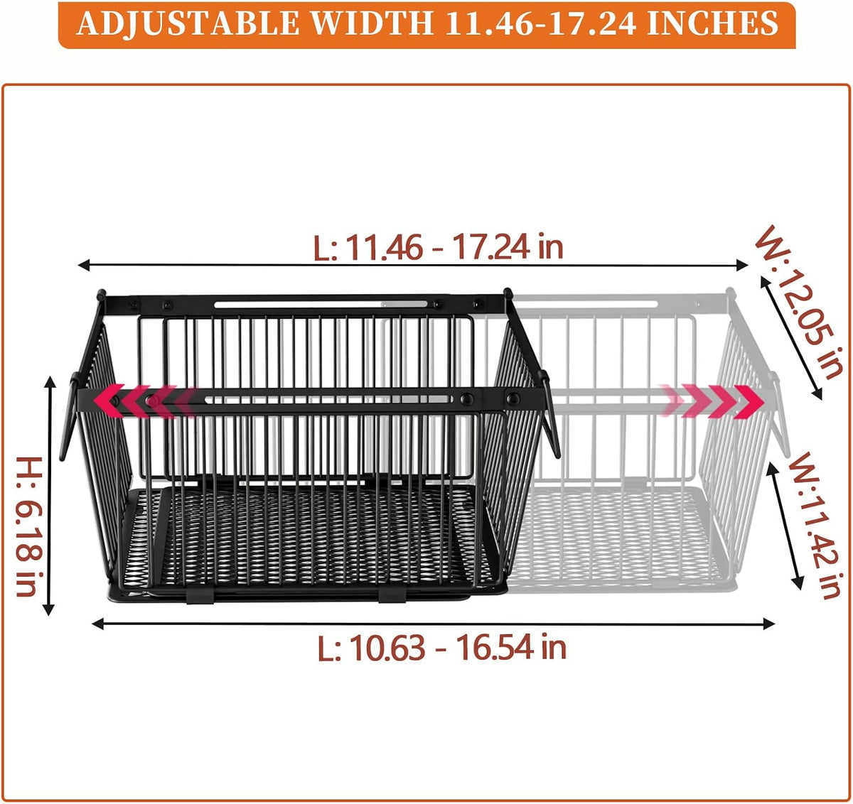 Large Freezer Organizer Bins，Upgraded Bottom Leak-Proof net，Fit 10 to 20 Cu.Ft Deep Freezer，4Pack， Expandable Stackable Chest Freezer Organizer Bins , for Fridge, Deep Freezer, Cabinet