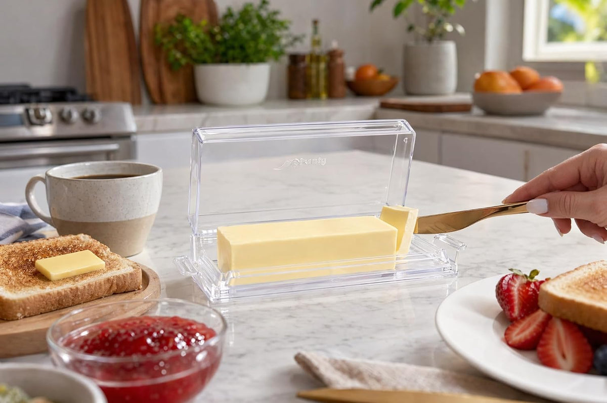 Deli Meat Container for Refrigerator with Removable Tray - Airtight Keeper for Cold Cuts, Sliced Cheese, Ham, Turkey, Salami and Pepperoni, Hinged Lid, Dishwasher Safe, Made in USA