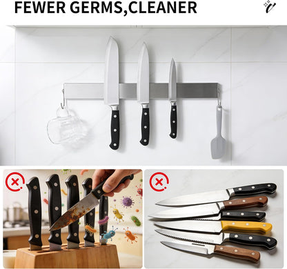 Magnetic Knife Holder for Wall, 16 Inch Knife Magnetic Strip