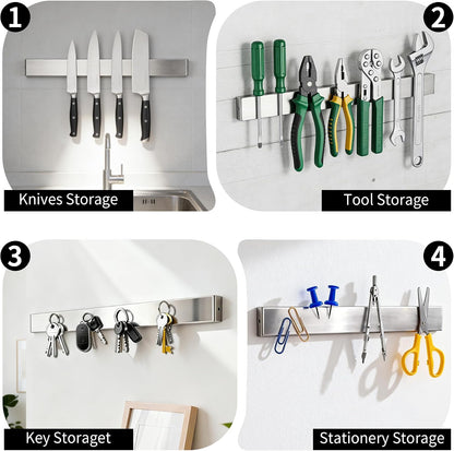 Magnetic Knife Holder for Wall, 16 Inch Knife Magnetic Strip
