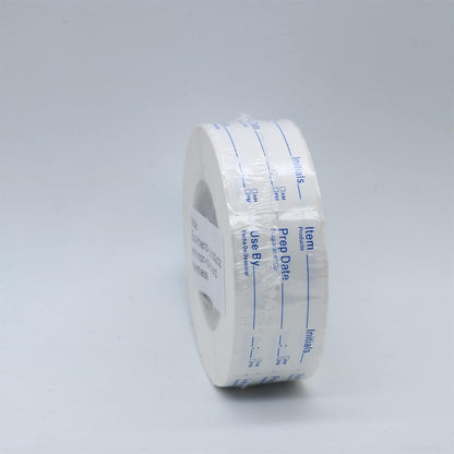 500pcs Freezer Labels for Food Storage Removable FIFO Use By Food Preparation Stickers Prep Date 1 x 2 Inch Labels (Red)