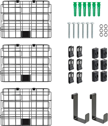 Over The Door Organizer, Hanging or Wall Mount Wire Basket