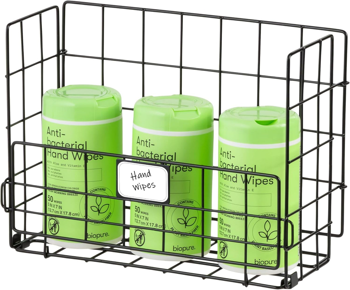 Over The Door Organizer, Hanging or Wall Mount Wire Basket