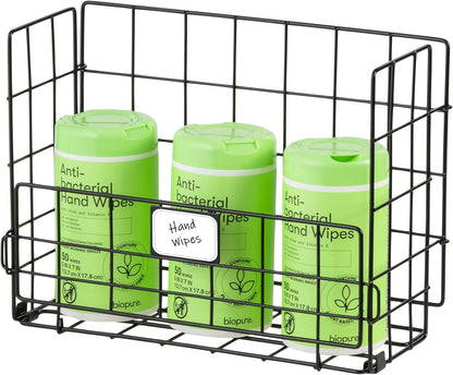 Over The Door Organizer, Hanging or Wall Mount Wire Basket