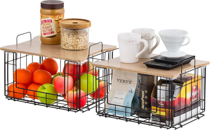 Over The Door Organizer, Hanging or Wall Mount Wire Basket