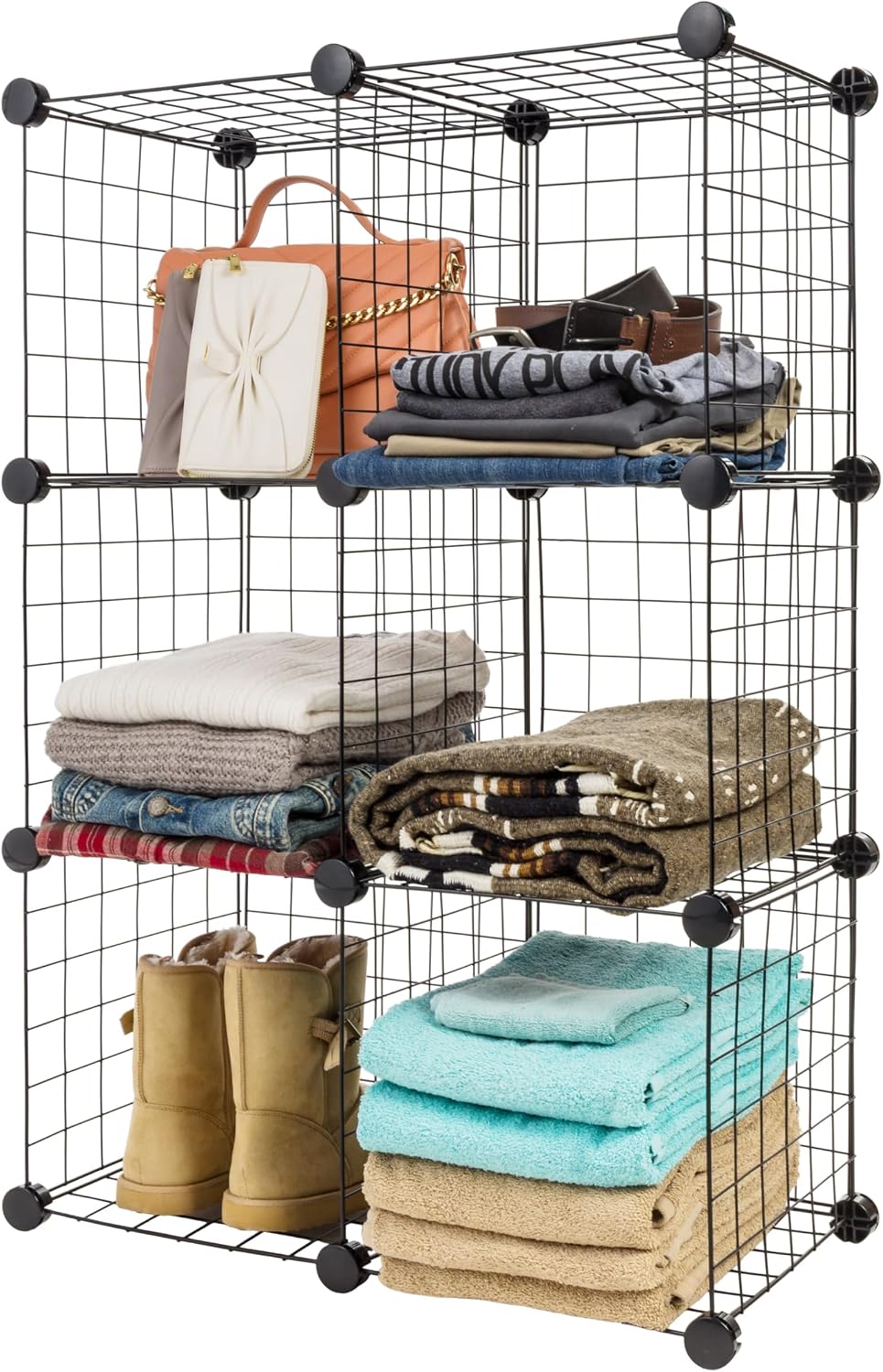 Over The Door Organizer, Hanging or Wall Mount Wire Basket