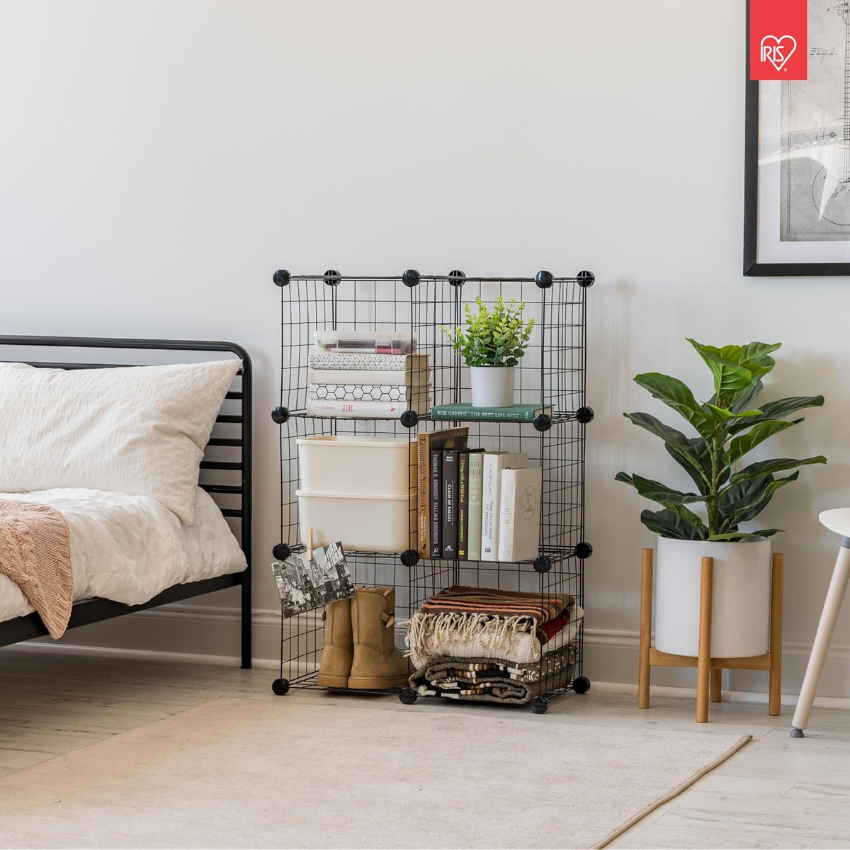 Over The Door Organizer, Hanging or Wall Mount Wire Basket