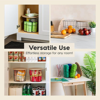 Over The Door Organizer, Hanging or Wall Mount Wire Basket
