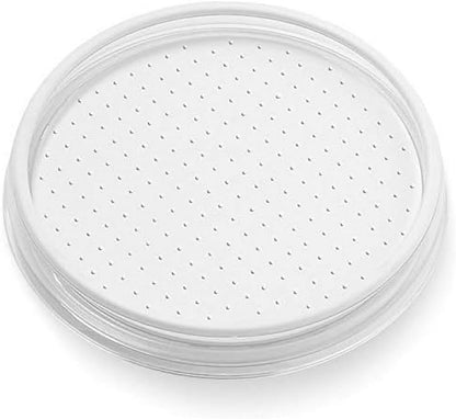 Classic 10 Inch Two Level Turntable, White | tiered organization, wide base, smooth spinning access, spices snacks bottles, cabinet pantry use, woman owned