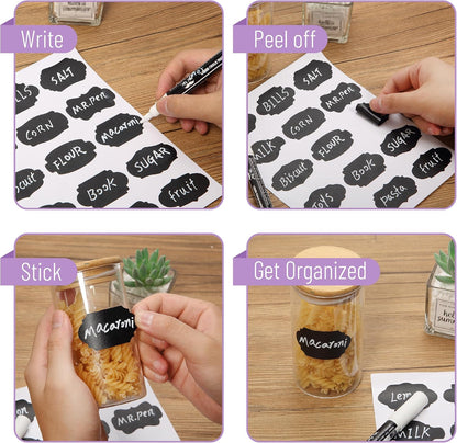 Chalkboard Labels, Assorted Shapes